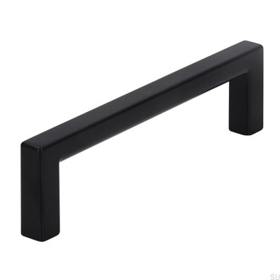 Möbelgriff länglich 2108 96 Metall Schwarz matt