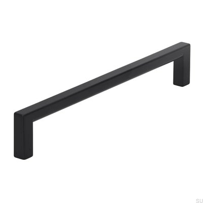 Möbelgriff länglich 2108 160 Metall Schwarz Mat