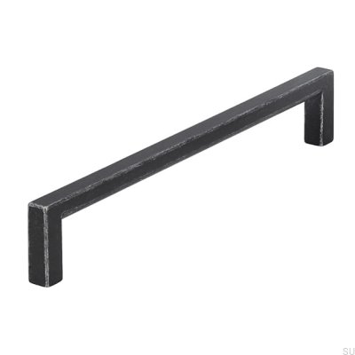 Möbelgriff länglich 2108 160 Eisen antik