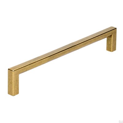 Länglicher Möbelgriff 2108 160 Antik Gold