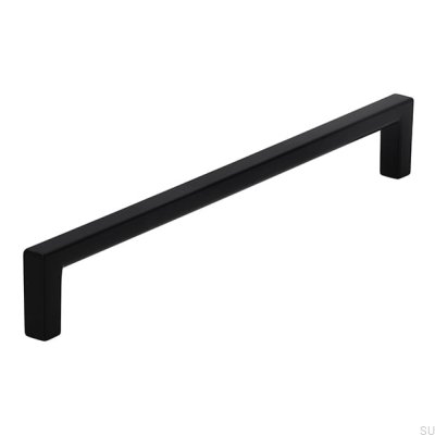 Möbelgriff länglich 2108 192 Metall Schwarz matt