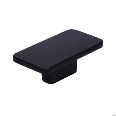 Möbelknopf 2411 Metall Schwarz Matt