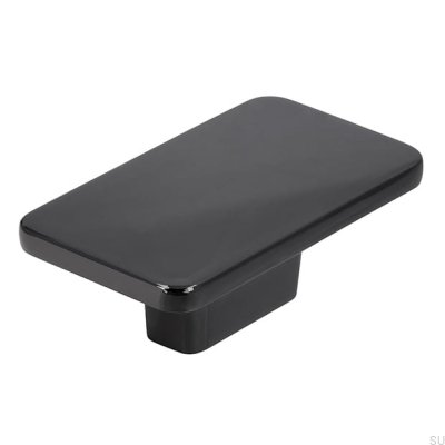 Möbelknopf 2411 Anthrazit poliert