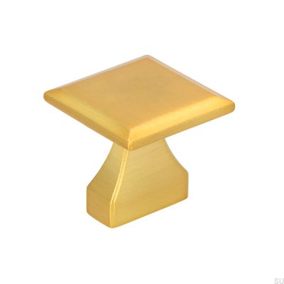 Möbelknopf 2439 16 Gold gebürstet