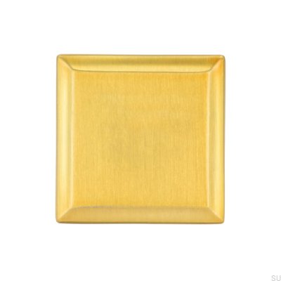 Möbelknopf 2439 16 Gold gebürstet