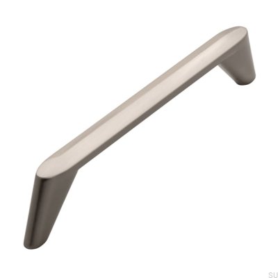 Länglicher Möbelgriff 2413 160 Nickel gebürstet