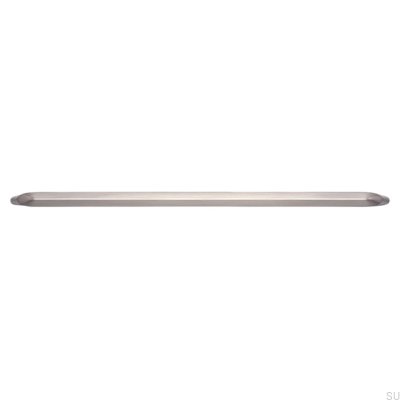 Länglicher Möbelgriff 2413 320 Nickel gebürstet
