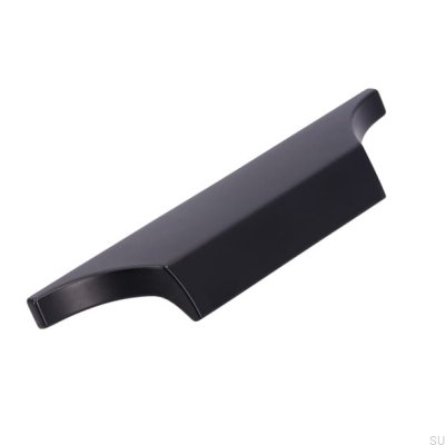 Möbelgriff länglich 2454 64 Metall Schwarz matt