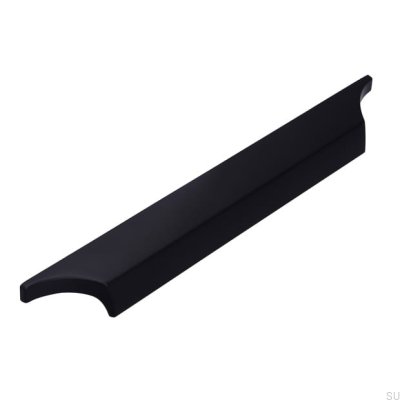 Möbelgriff länglich 2454 160 Metall Schwarz Mat