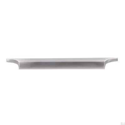 Länglicher Möbelgriff 2454 160 Nickel gebürstet