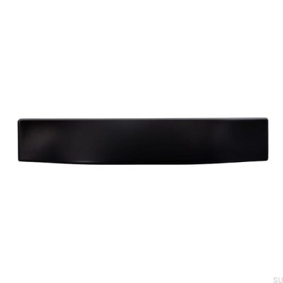 Muschel-Möbelgriff 2447 64 Metall Schwarz Mat