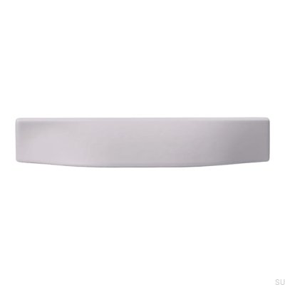 Muschel-Möbelgriff 2447 64 Metall Weiß Matt