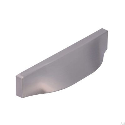 Muschelgriff 2447 64 Nickel gebürstet