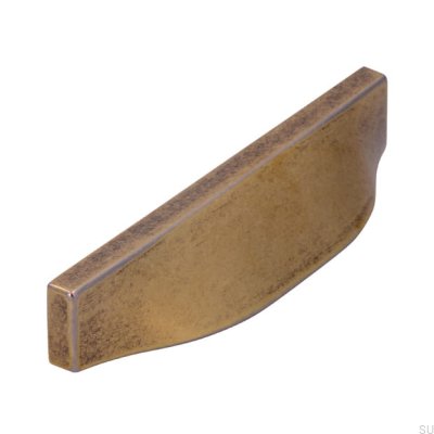 Muschel Möbelgriff 2447 64 Antik Gold