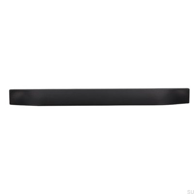 Möbelgriff länglich 2447 160 Metall Schwarz Mat