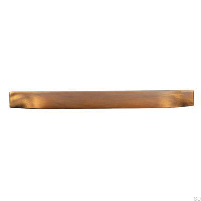 Möbelgriff länglich 2447 160 Antik Gold gebürstet