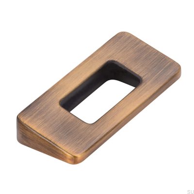 Möbelgriff verlängert 2394 32 Antik Gold gebürstet