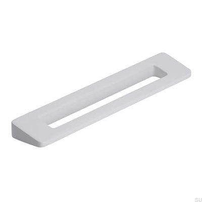 Möbelgriff länglich 2394 96 Metall Weiß Matt