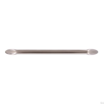 Länglicher Möbelgriff 2392 160 Nickel gebürstet