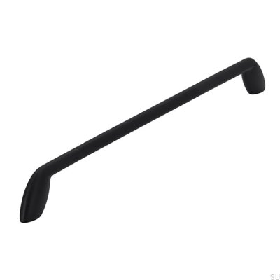 Möbelgriff länglich 2392 320 Metall Schwarz Mat