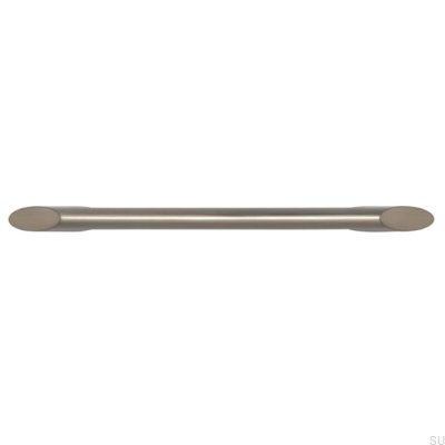 Länglicher Möbelgriff 2415 160 Nickel gebürstet