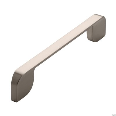 Länglicher Möbelgriff 2391 160 Nickel gebürstet