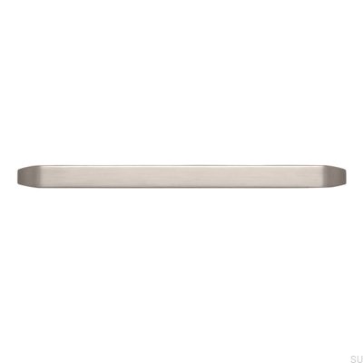 Länglicher Möbelgriff 2391 160 Nickel gebürstet