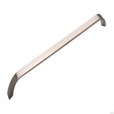 Länglicher Möbelgriff 2381 320 Nickel gebürstet