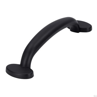 Möbelgriff länglich 1534 96 Metall Schwarz Mat