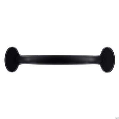 Möbelgriff länglich 1534 96 Metall Schwarz Mat