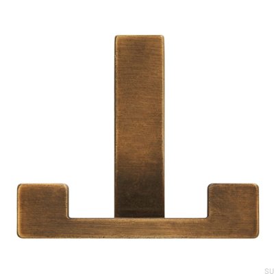 Wandaufhänger 2325 32 Antik Gold Gebürstet