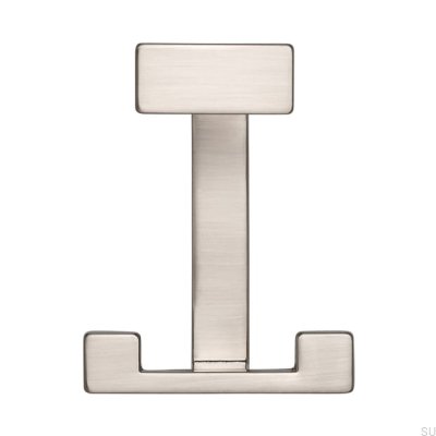 Wandhaken 2324 32 Silber gebürstet