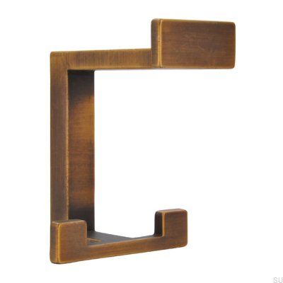 Wandaufhänger 2324 32 Antik Gold Gebürstet