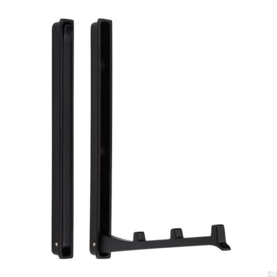 Einbau-Möbelbügel 2227 64 Metall Schwarz Matt