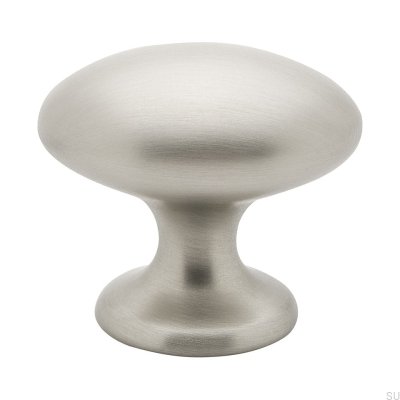 Möbelknopf 401 Silber gebürstet (Inox-Optik)