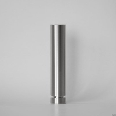 Tess 15 Silber gebürstetes Inox-Möbelbein