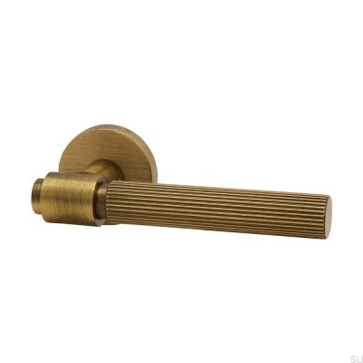 Helix Stripe 200 Türgriff im skandinavischen Standardstil, Antikbronze