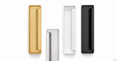 Möbeleinbaugriff Fold Nickel gebürstet