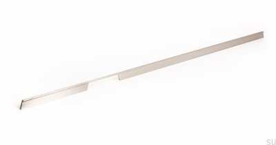 Möbellängsgriff Rail 1120 Aluminium Silber gebürstet (rechts)