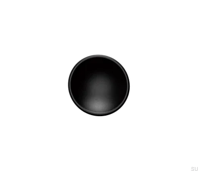 Möbelknopf Disc 50 Schwarz Mat