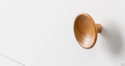 Möbelknopfscheibe 50, Holz, Eiche