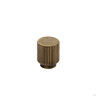 Helix Stripe 30 Möbelknopf Antik Bronze