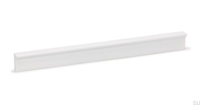 Winkelmöbelgriff 1480, Aluminium, Weiß Mat