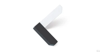 Eckwandhalter in Anthrazit mit Eco White