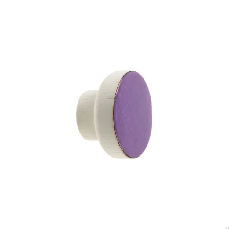 Galki do mebli SIMPLE WHITE - fioletowy - DOT Manufacture.webp