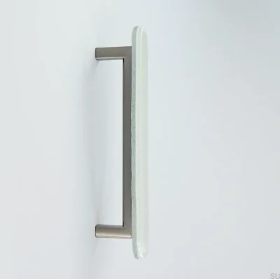 Rund 128 Möbelgriff, Glas, weiß