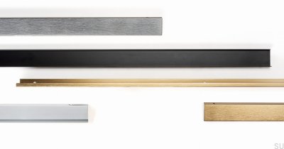 Möbelkantengriff Way 320, Aluminium Weiß