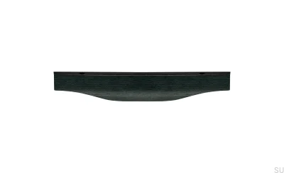 Edge Möbelgriff Noma 0254 128 Aluminium schwarz gebürstet