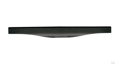 Edge Möbelgriff Noma 0254 256 Aluminium schwarz gebürstet