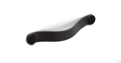 Möbelgriff Flexa 128 Leder Schwarz